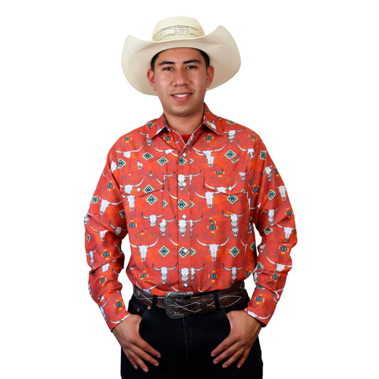 Camisa estampada para caballero WR906
