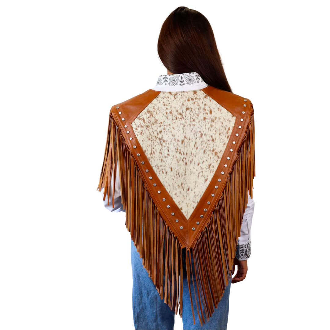 Poncho de piel para Dama WR351