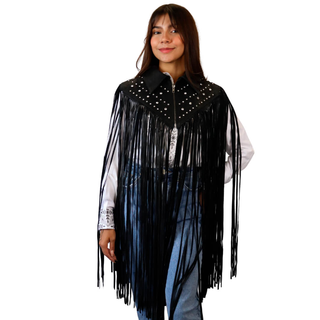 Poncho de piel para Dama WR350