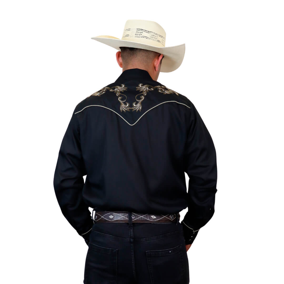 Camisa bordada para caballero WR806