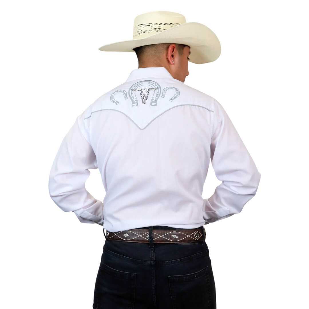 Camisa bordada para caballero WR804