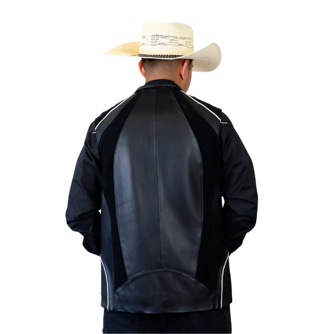 Chaleco de piel para caballero WR608