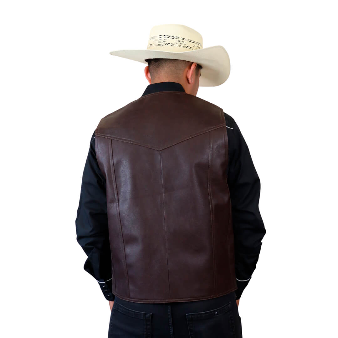 Chaleco de tacto piel para caballero WR612