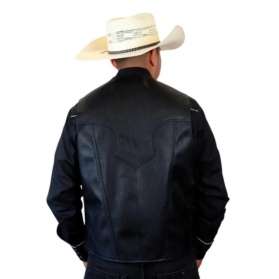 Chaleco de tacto piel para caballero WR615
