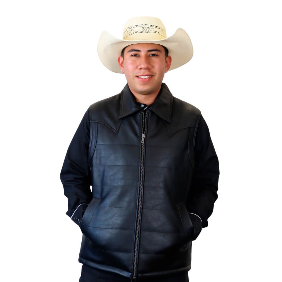 Chaleco de tacto piel para caballero WR614