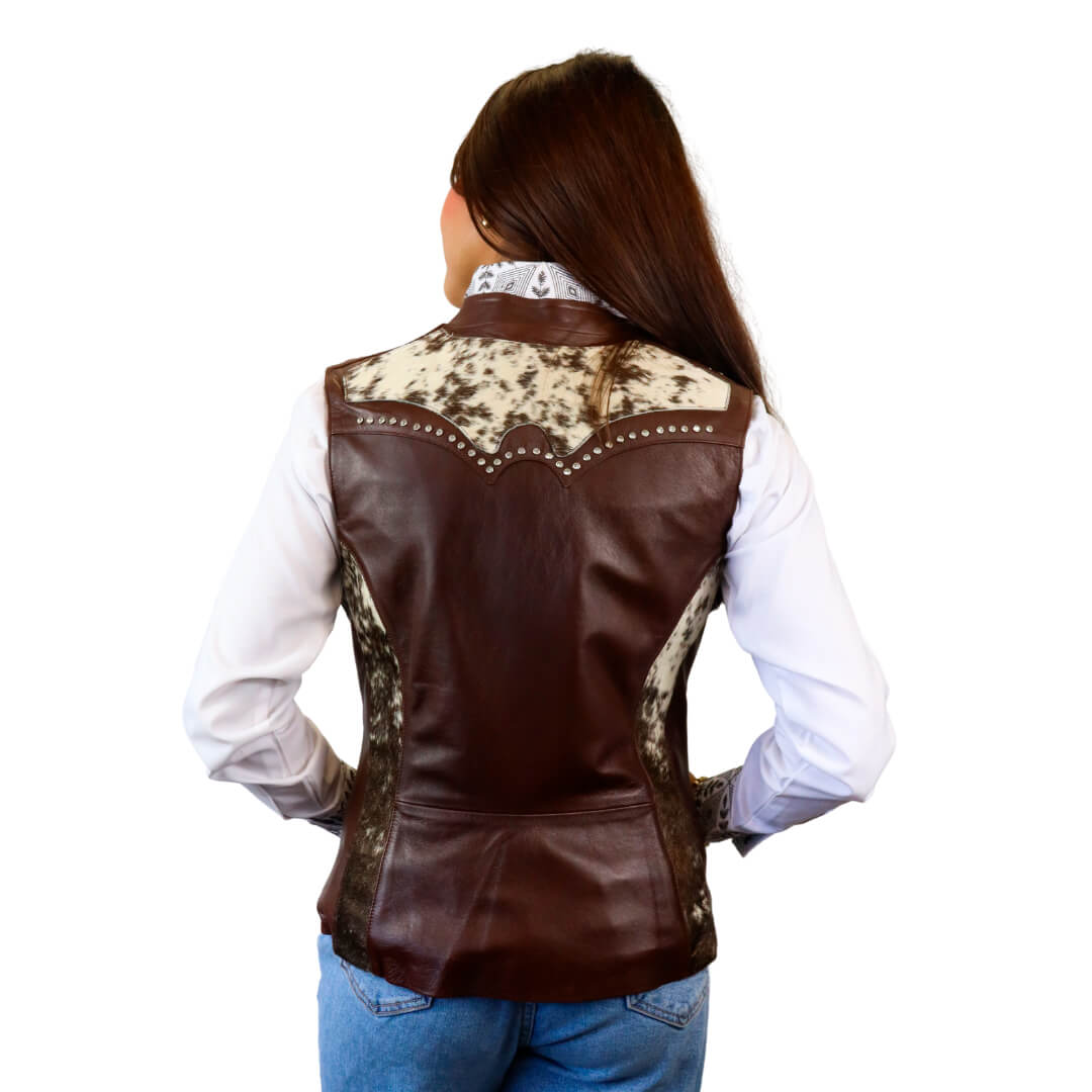 Chaleco de piel para dama WR309