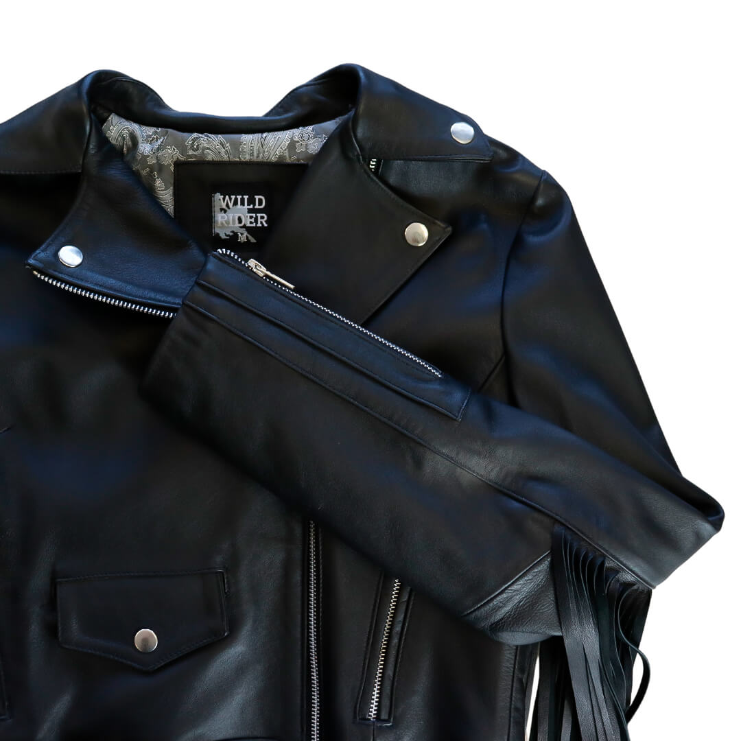 Chamarra de piel para dama WR106