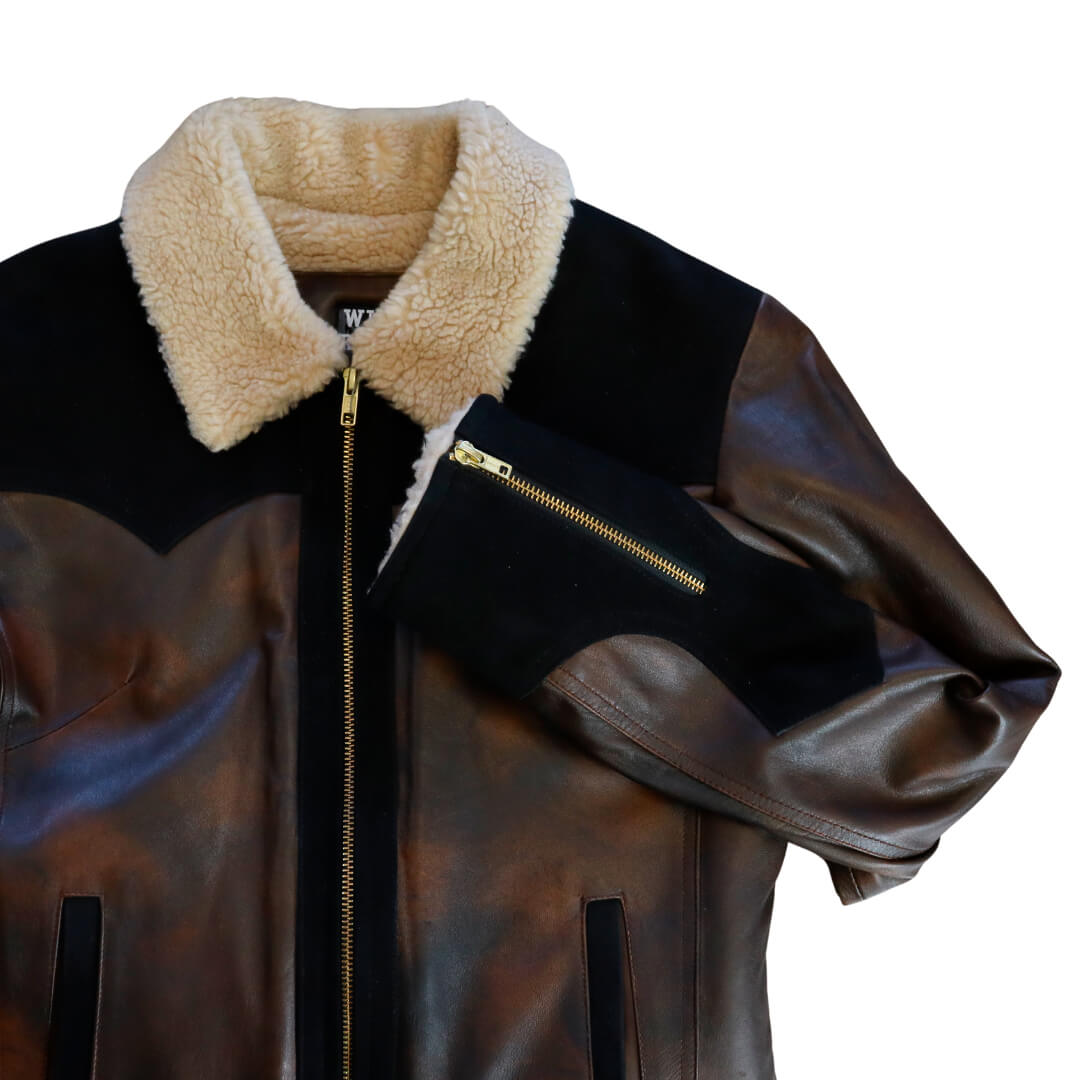 Chamarra de piel para dama WR104