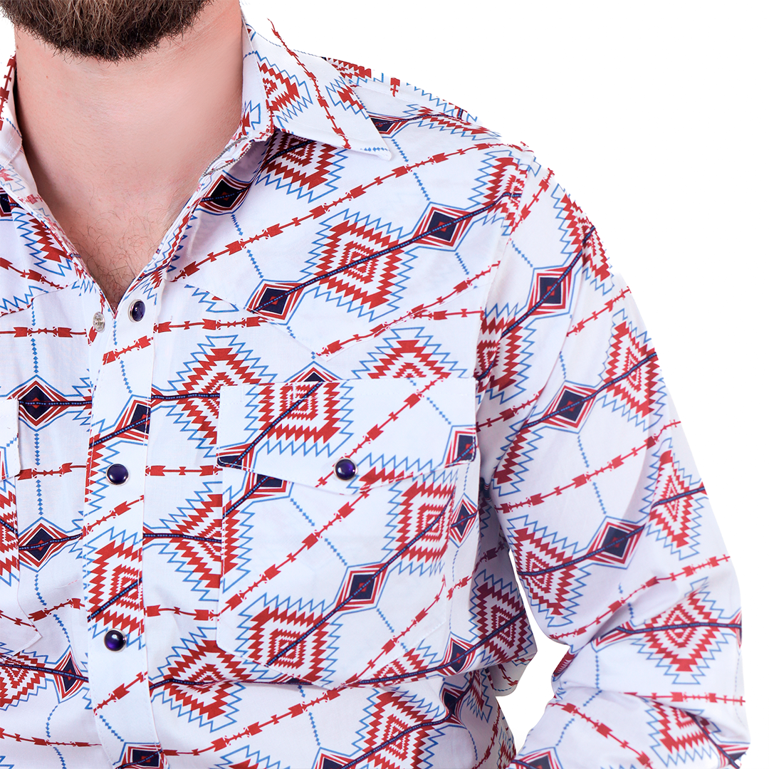 Camisa Estampada para Caballero WRC-8438