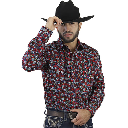 Camisa Estampada Para Caballero WL107