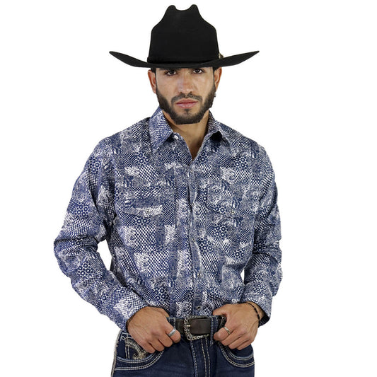 Camisa Estampada Para Caballero WL118