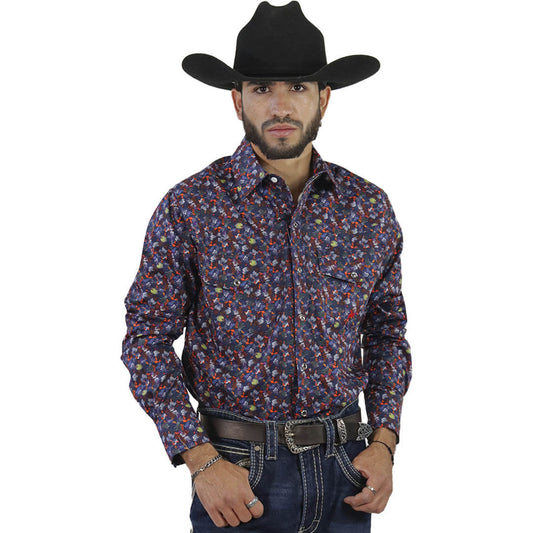 Camisa Estampada Para Caballero WL124