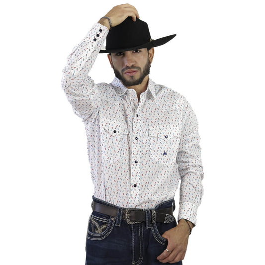 Camisa Estampada Para Caballero WL103