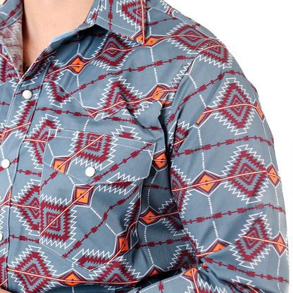 Camisa Estampada para Caballero WRC-8435