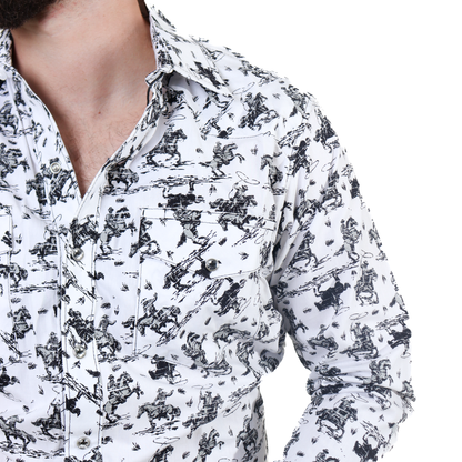 Camisa Estampada para Caballero WRC-8365