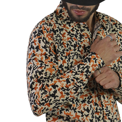 Camisa Estampada Para Caballero WL126