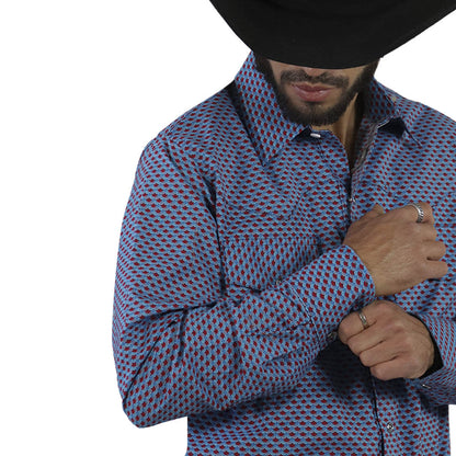 Camisa Estampada Para Caballero WL128