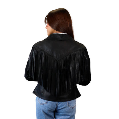 Chamarra de piel para dama WR101