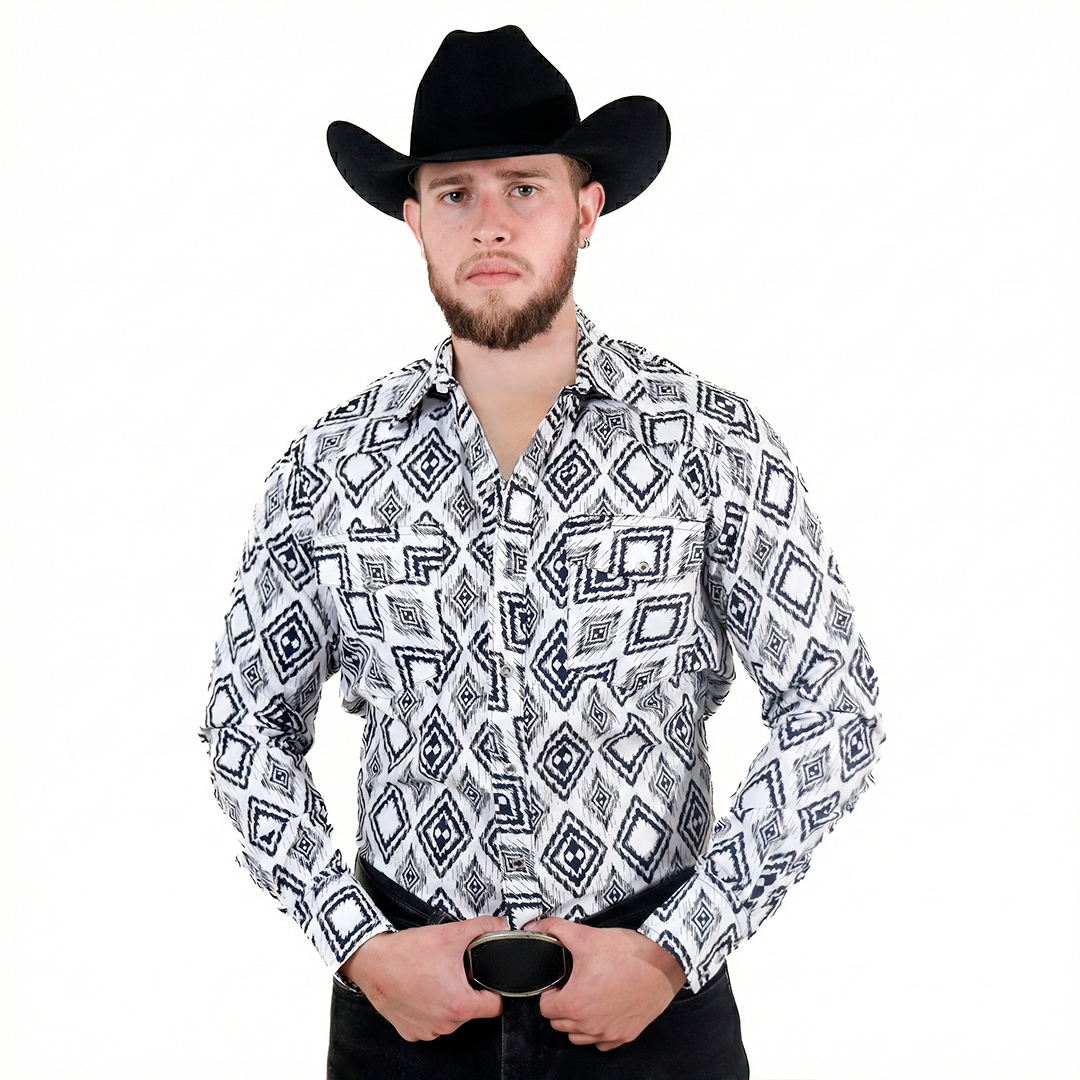 Camisa Estampada para Caballero WRC-8368