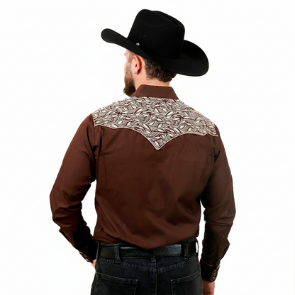 Camisa Bordada para Caballero WRC-059