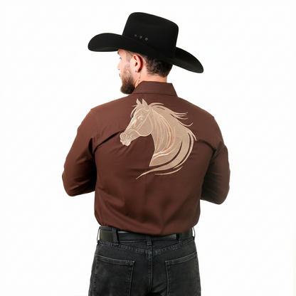 Camisa Bordada para Caballero WRC-058