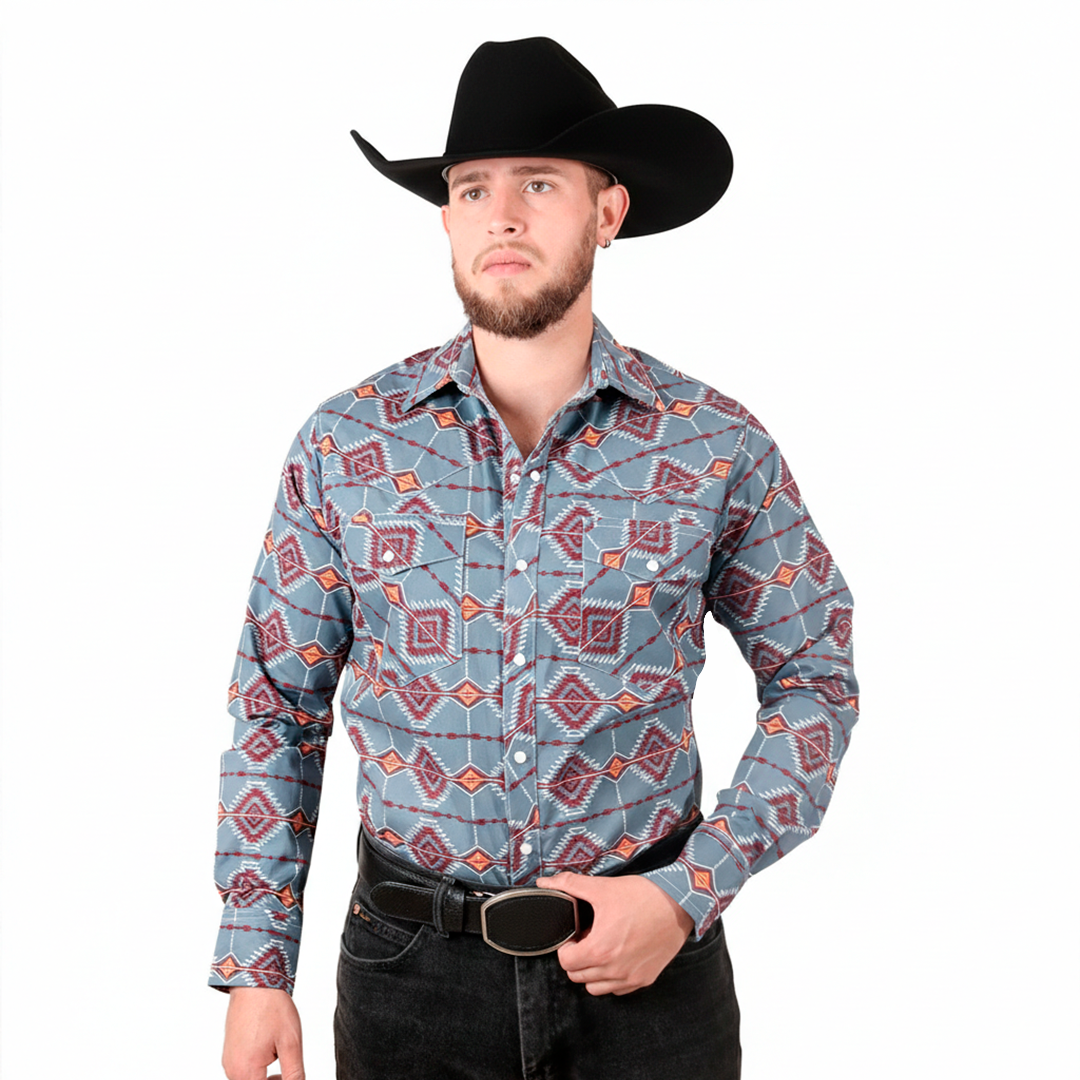 Camisa Estampada para Caballero WRC-8435