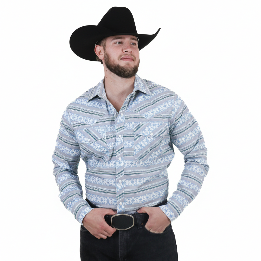 Camisa Estampada para Caballero WRC-8448