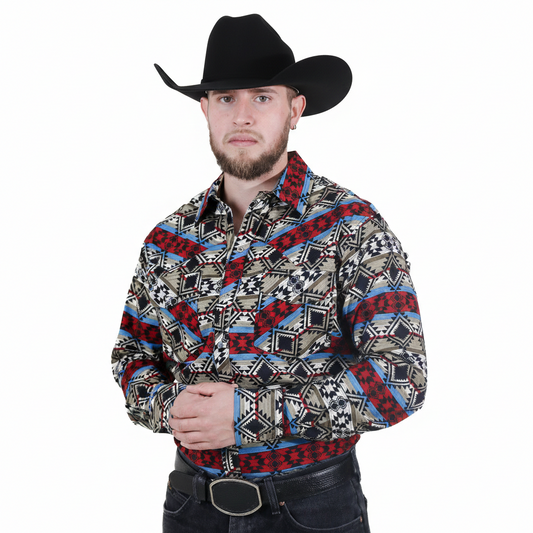 Camisa Estampada para Caballero WRC-8431