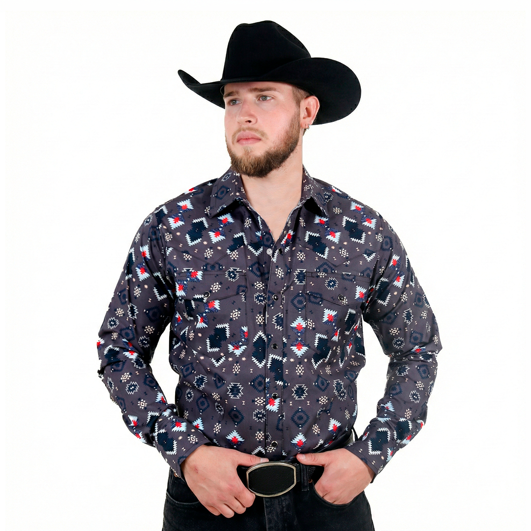 Camisa Estampada para Caballero WRC-8343