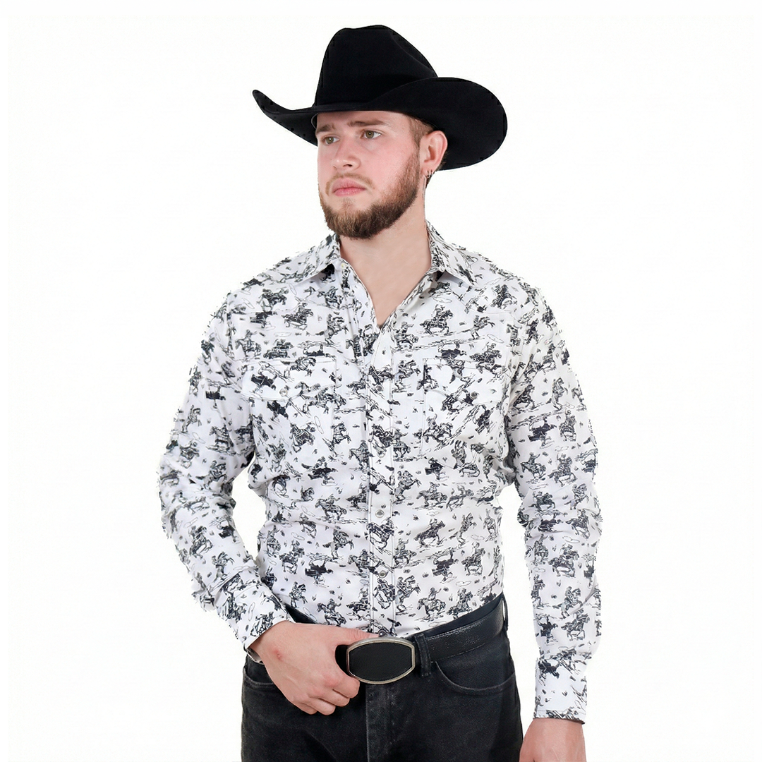 Camisa Estampada para Caballero WRC-8365