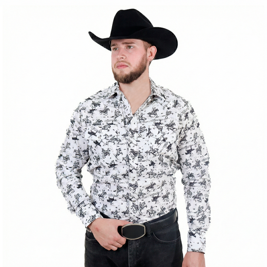 Camisa Estampada para Caballero WRC-8365