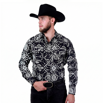 Camisa Estampada para Caballero WRC-8366