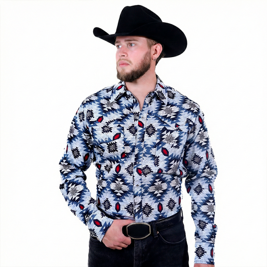 Camisa Estampada para Caballero WRC-8359