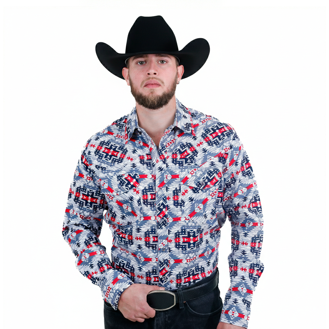 Camisa Estampada para Caballero WRC-8363