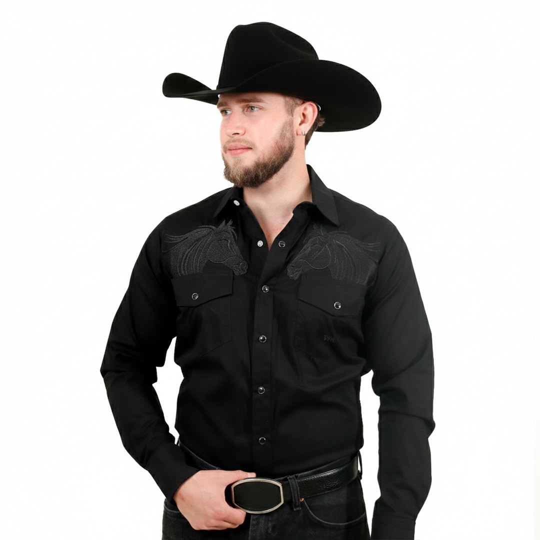 Camisa Bordada para Caballero WRC-058