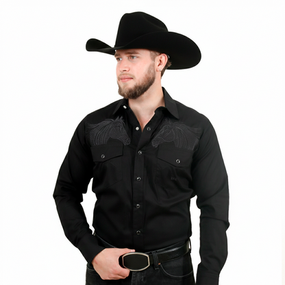 Camisa Bordada para Caballero WRC-058